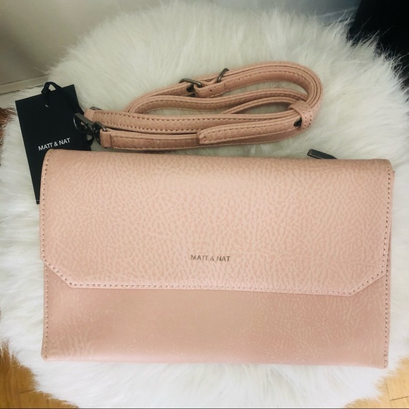 Matt & Nat Dwell Suky Vegan Leather Bag, Pink, NWT - Picture 14 of 15